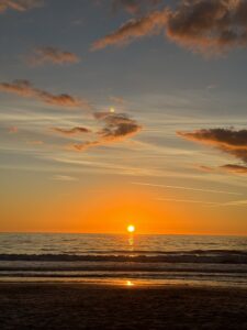 Beautiful Gulf Coast beach sunset from St. Pete Beach near Vista Verde East